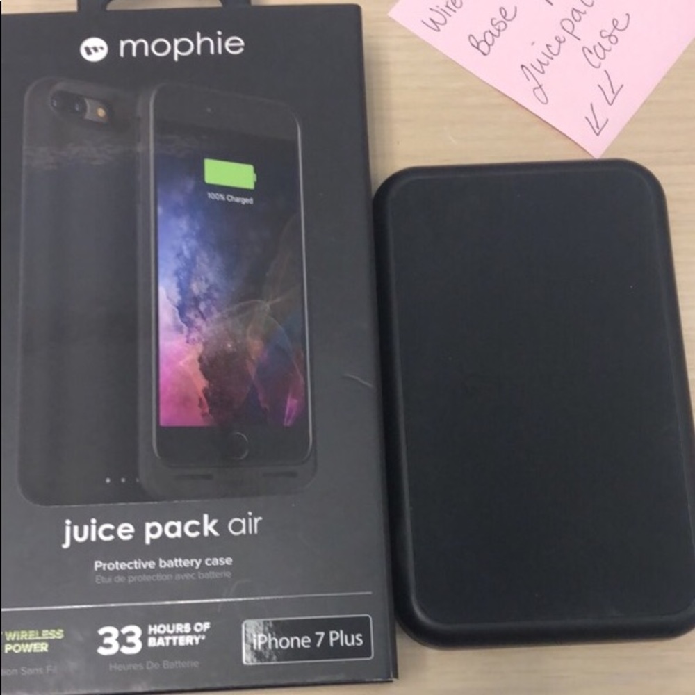 iPhone 7Plus Juicepack case&wireless charging base